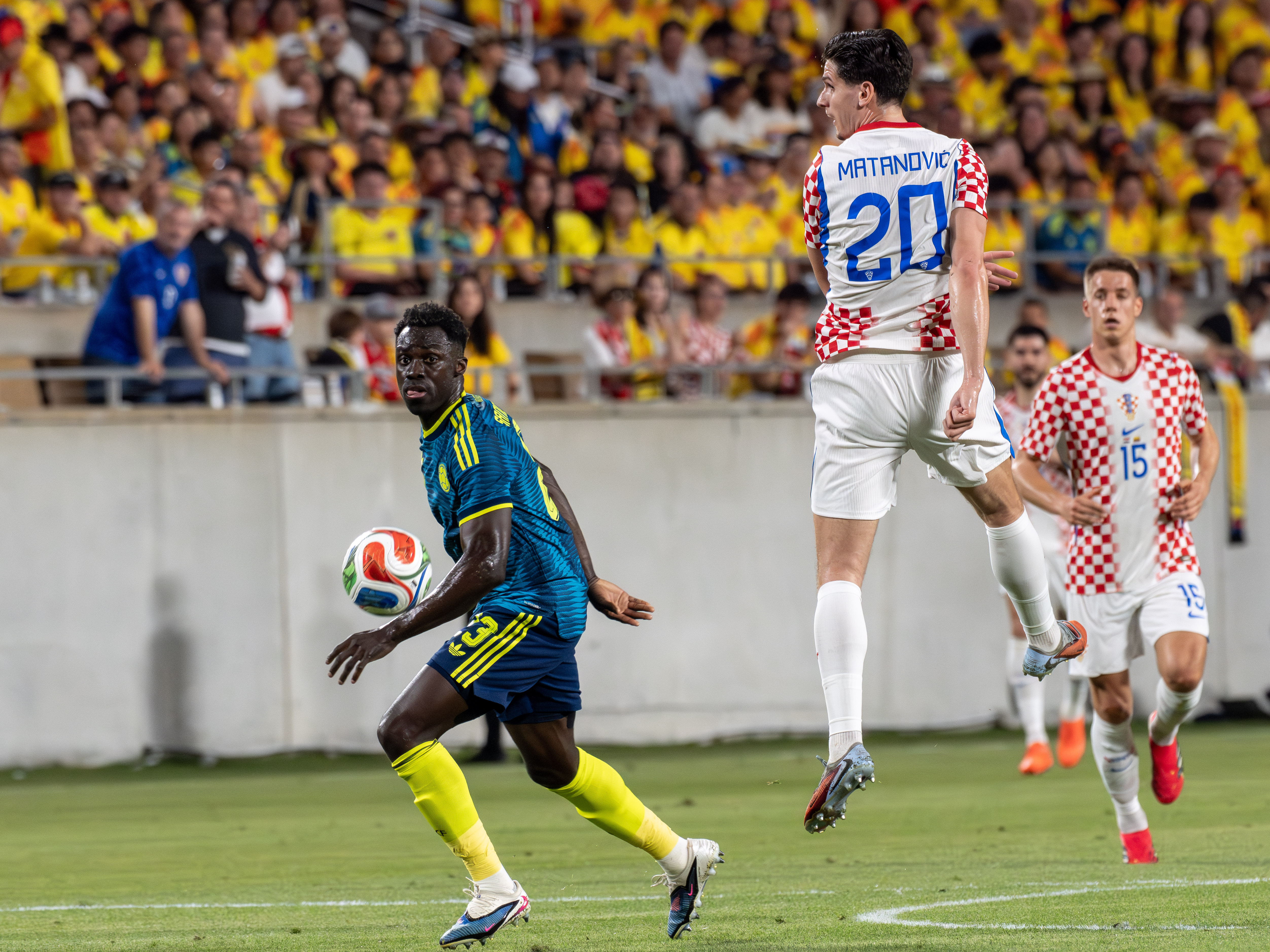 Croatia Rallies Past Colombia 2-1 on Matanovic Header Before Halftime