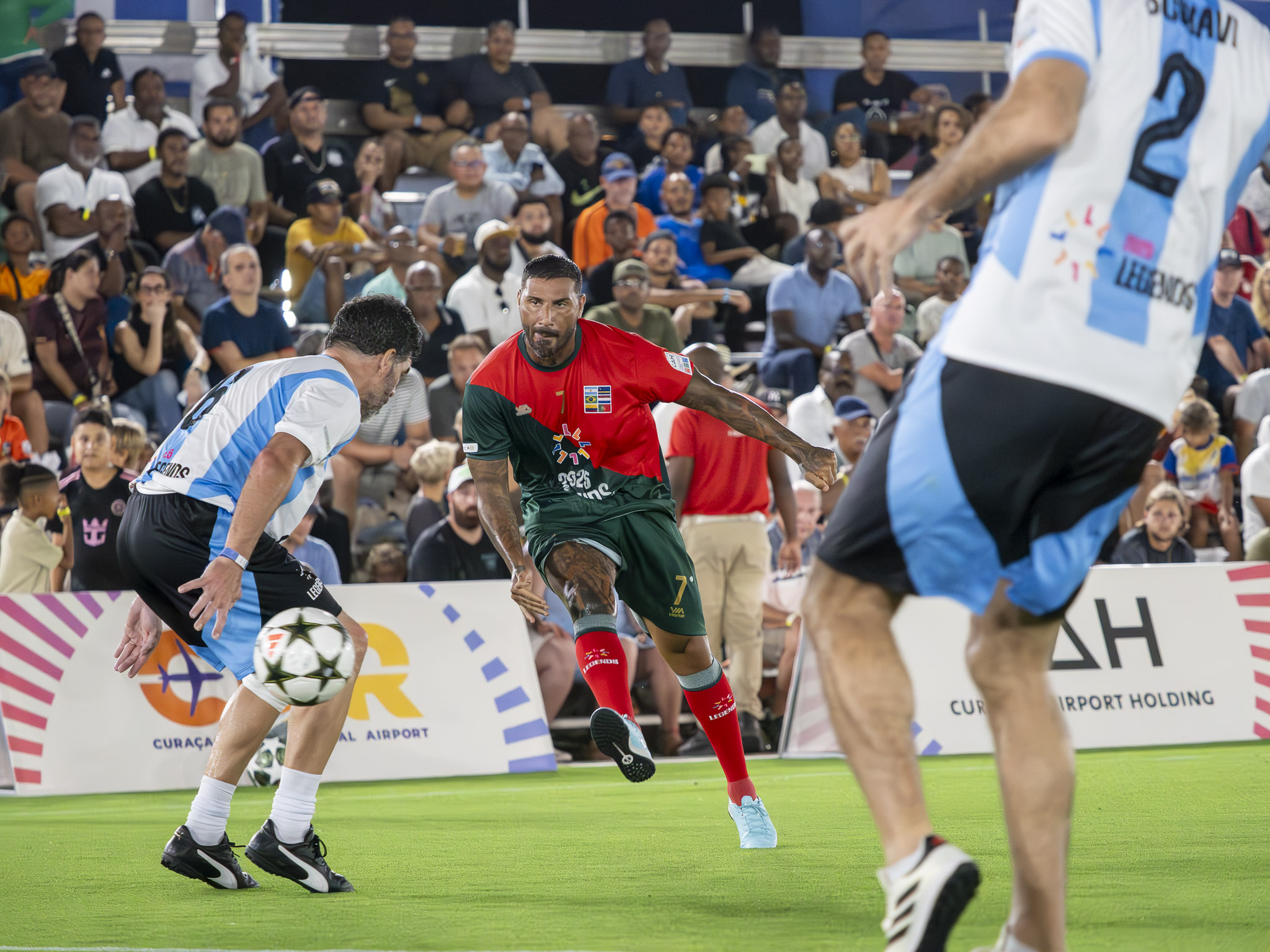 Ricardo Quaresma trivela (a bending shot with the outside of his right foot) was the highlight of the tournament. Photo by Mario Casamalhuapa