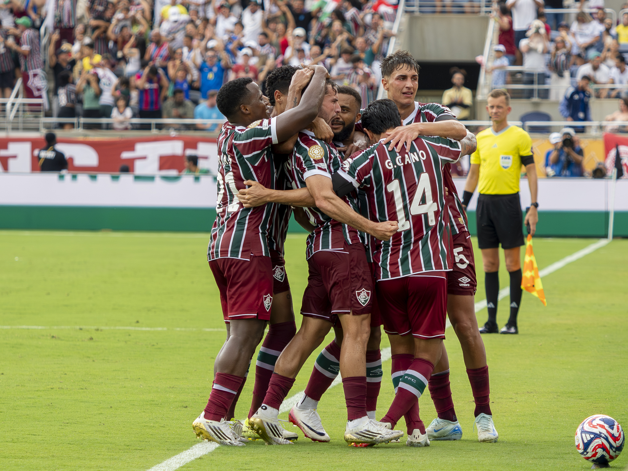 Martinelli scores the first goal for Fluminese